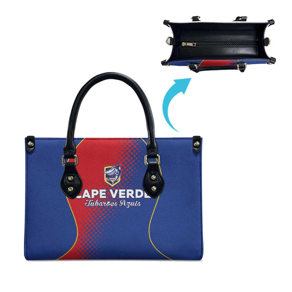 Cape Verde Football Leather Bag Blue Sharks Make History