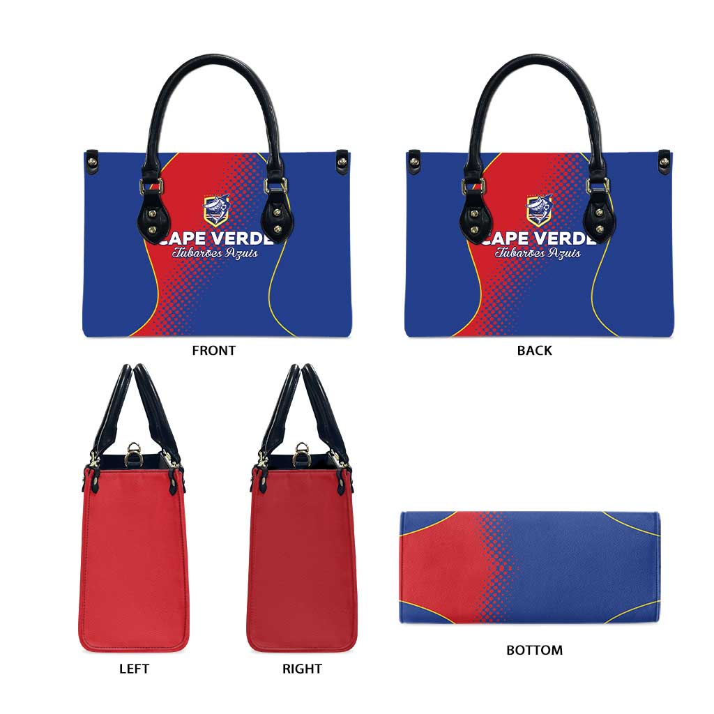 Cape Verde Football Leather Bag Blue Sharks Make History