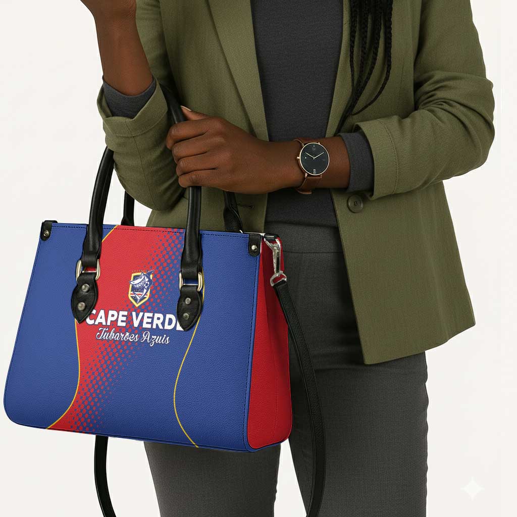 Cape Verde Football Leather Bag Blue Sharks Make History