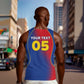 Custom Cape Verde Football Men Tank Top Blue Sharks Make History - African Pride