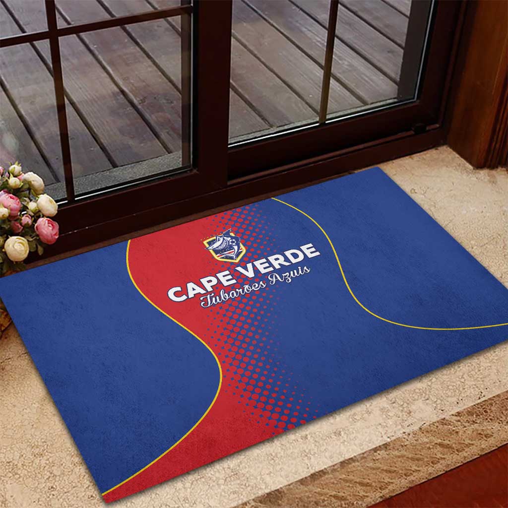 Cape Verde Football Rubber Doormat Blue Sharks Make History - African Pride