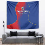 Cape Verde Football Tapestry Blue Sharks Make History - African Pride