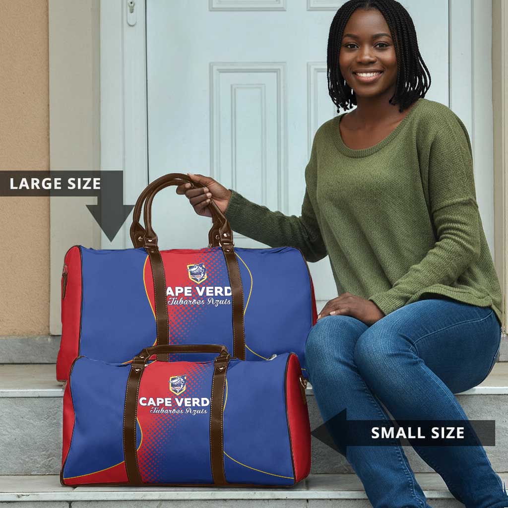 Cape Verde Football Travel Bag Blue Sharks Make History