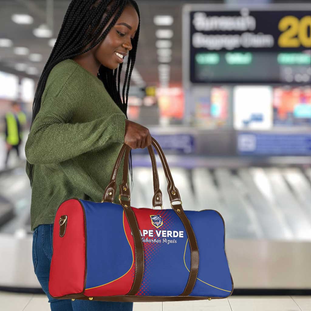 Cape Verde Football Travel Bag Blue Sharks Make History