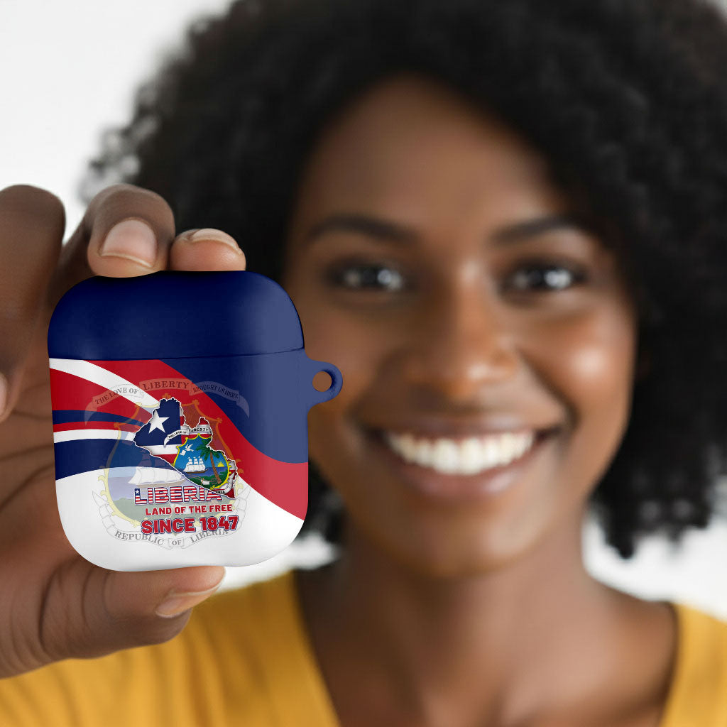Liberia 1847 AirPods Case Happy Independence Day