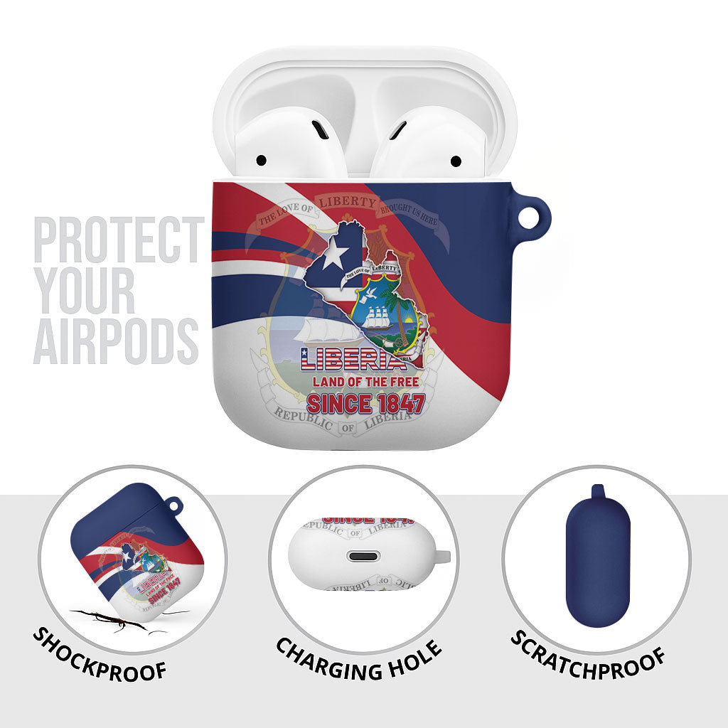 Liberia 1847 AirPods Case Happy Independence Day