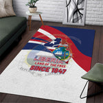 Liberia 1847 Area Rug Happy Independence Day