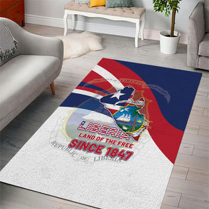 Liberia 1847 Area Rug Happy Independence Day