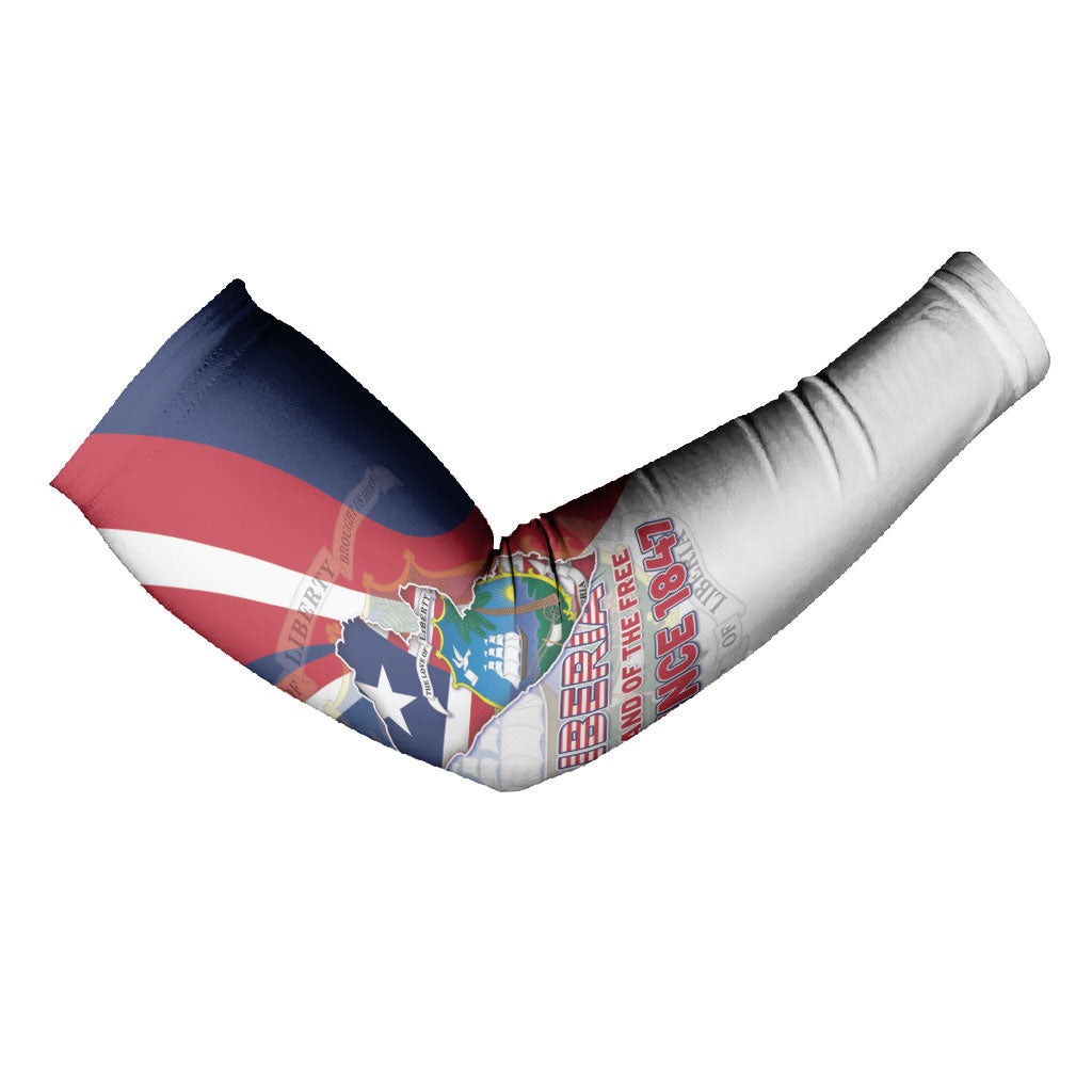 Liberia 1847 Arm Sleeves Happy Independence Day