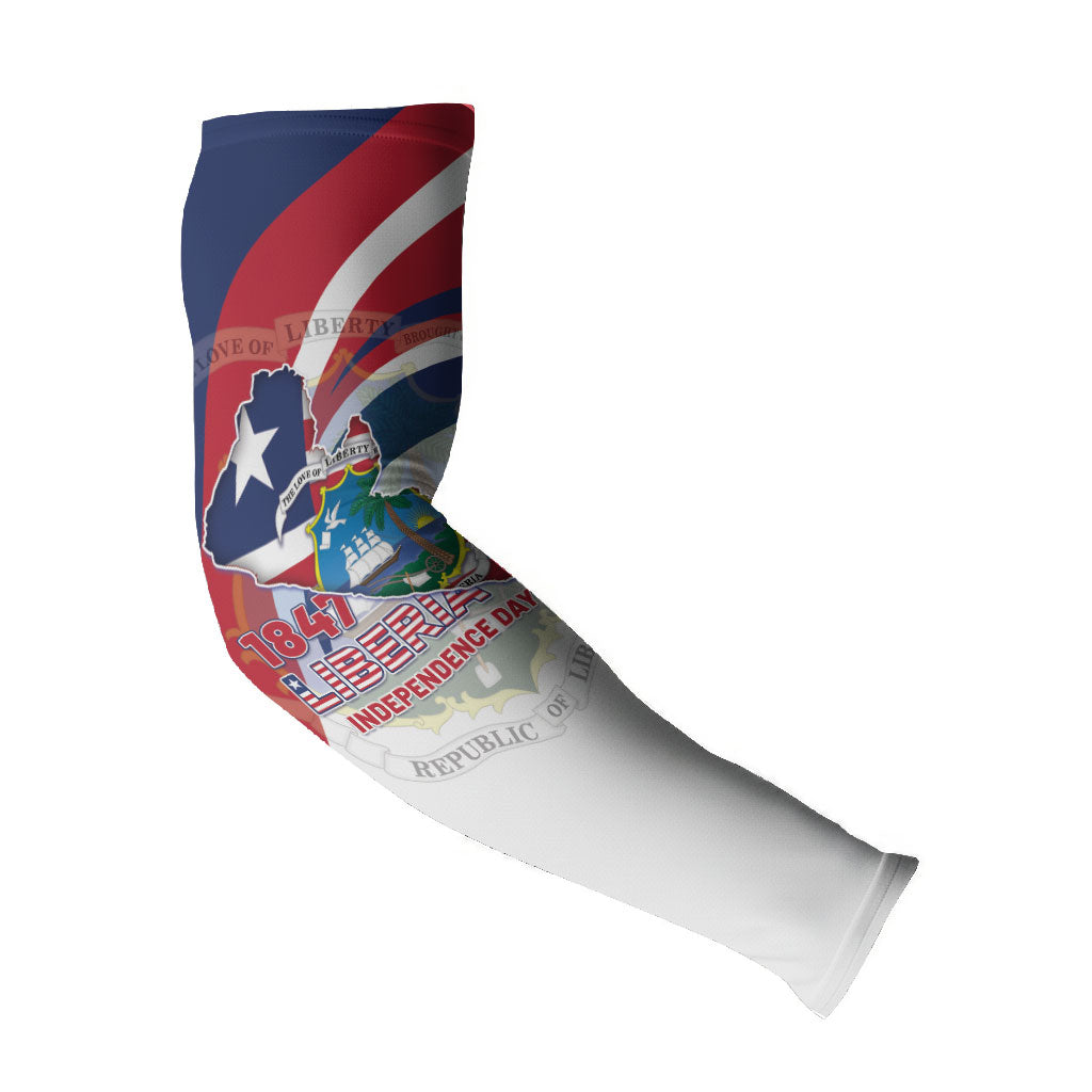 Liberia 1847 Arm Sleeves Happy Independence Day