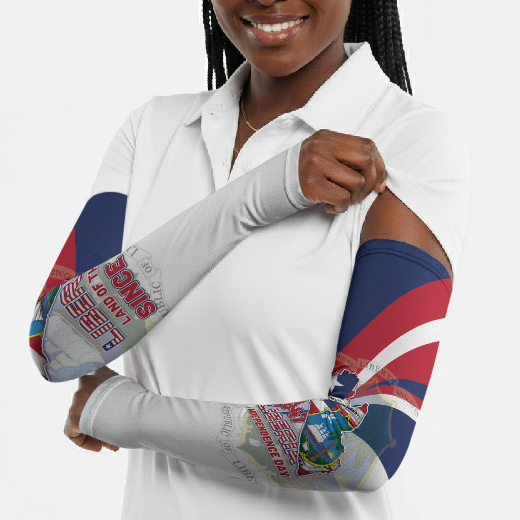 Liberia 1847 Arm Sleeves Happy Independence Day