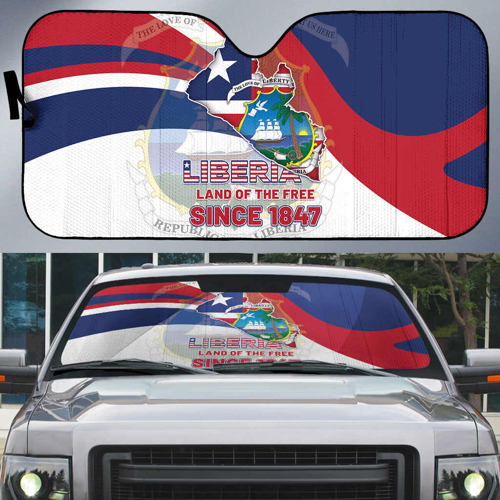 Liberia 1847 Auto Sun Shade Happy Independence Day