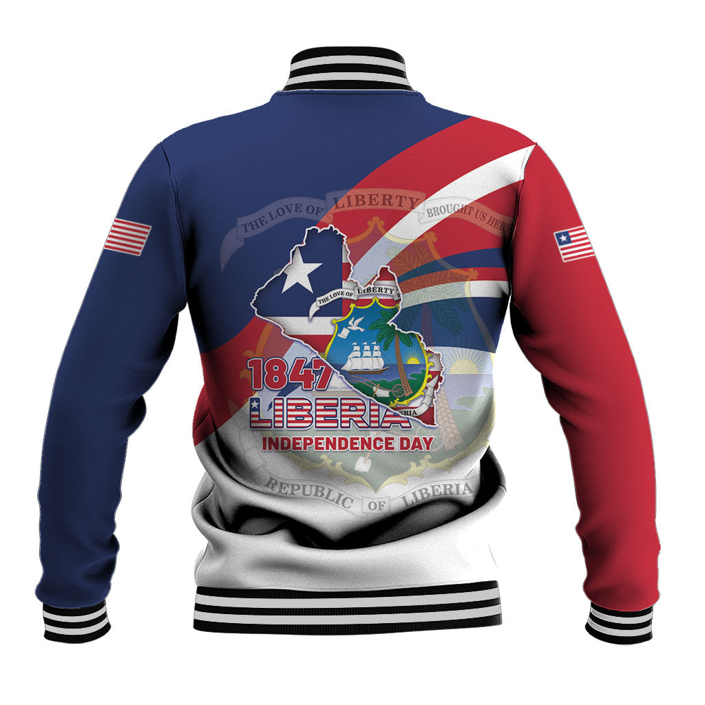 Liberia 1847 Baseball Jacket Happy Independence Day