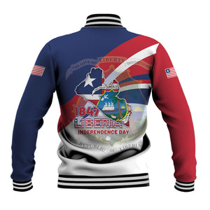 Liberia 1847 Baseball Jacket Happy Independence Day