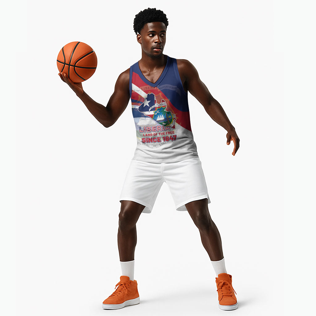 Liberia 1847 Basketball Jersey Happy Independence Day