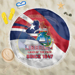 Liberia 1847 Beach Blanket Happy Independence Day