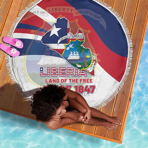Liberia 1847 Beach Blanket Happy Independence Day