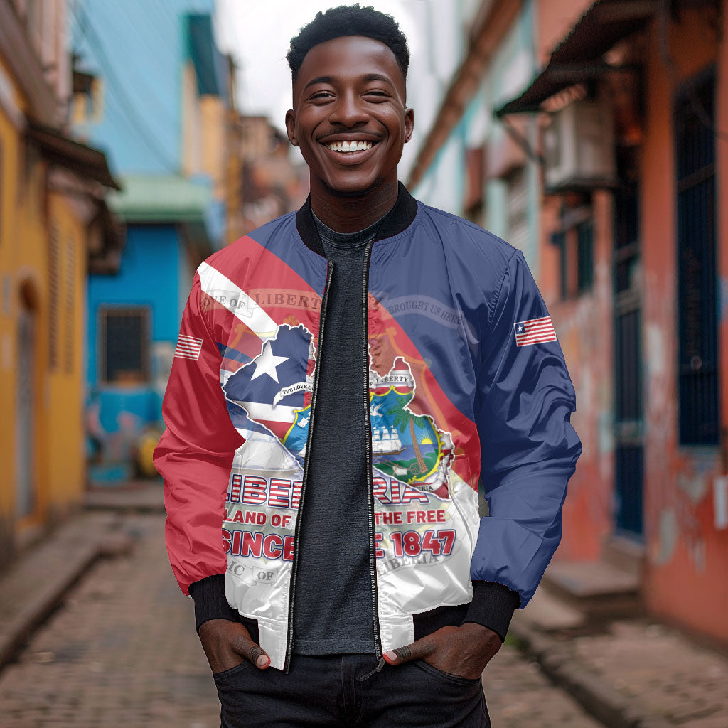 Liberia 1847 Bomber Jacket Happy Independence Day