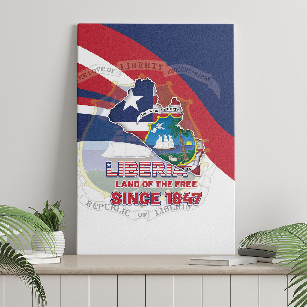 Liberia 1847 Canvas Wall Art Happy Independence Day