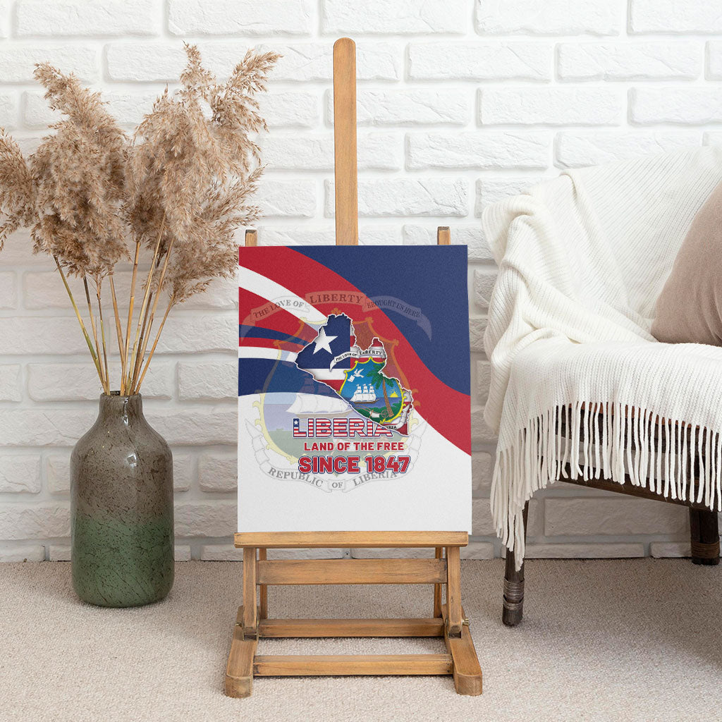 Liberia 1847 Canvas Wall Art Happy Independence Day