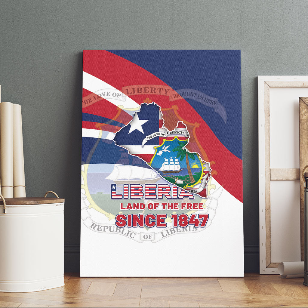 Liberia 1847 Canvas Wall Art Happy Independence Day