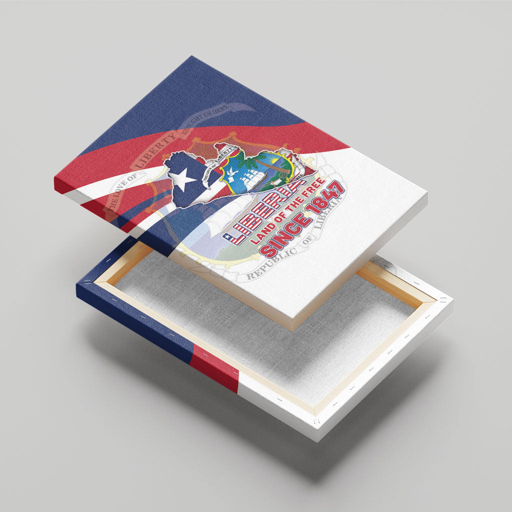 Liberia 1847 Canvas Wall Art Happy Independence Day