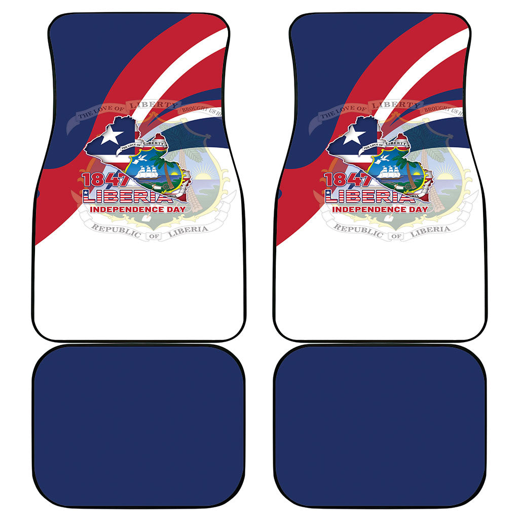Liberia 1847 Car Mats Happy Independence Day