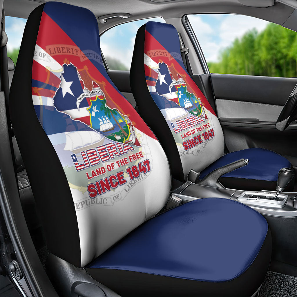 Liberia 1847 Car Seat Cover Happy Independence Day