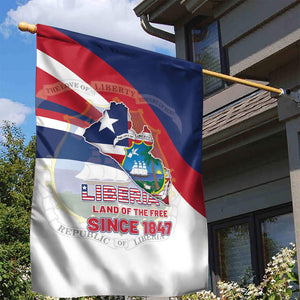 Liberia 1847 Garden Flag Happy Independence Day