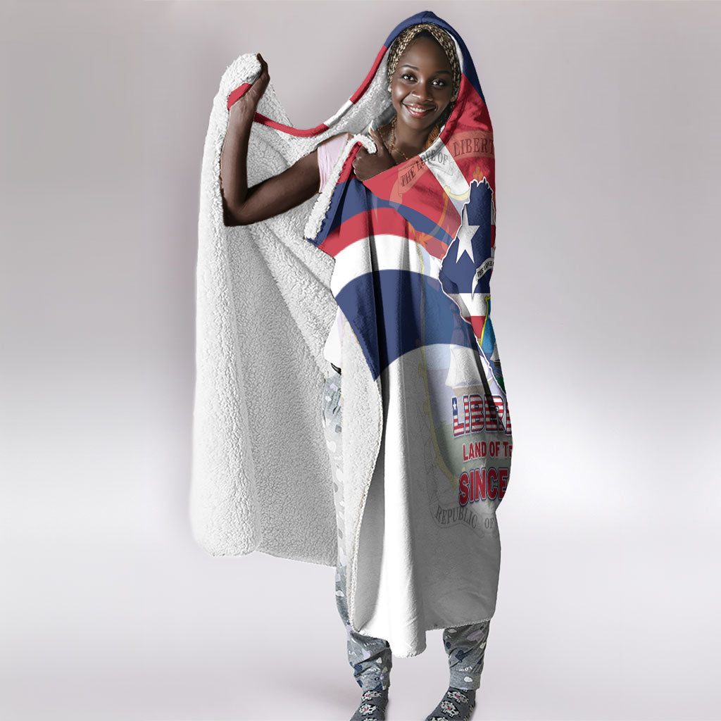 Liberia 1847 Hooded Blanket Happy Independence Day