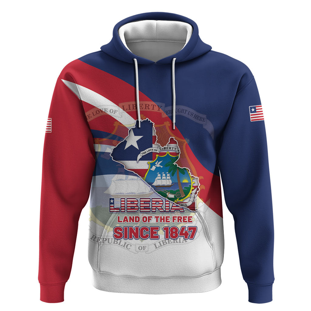 Liberia 1847 Hoodie Happy Independence Day