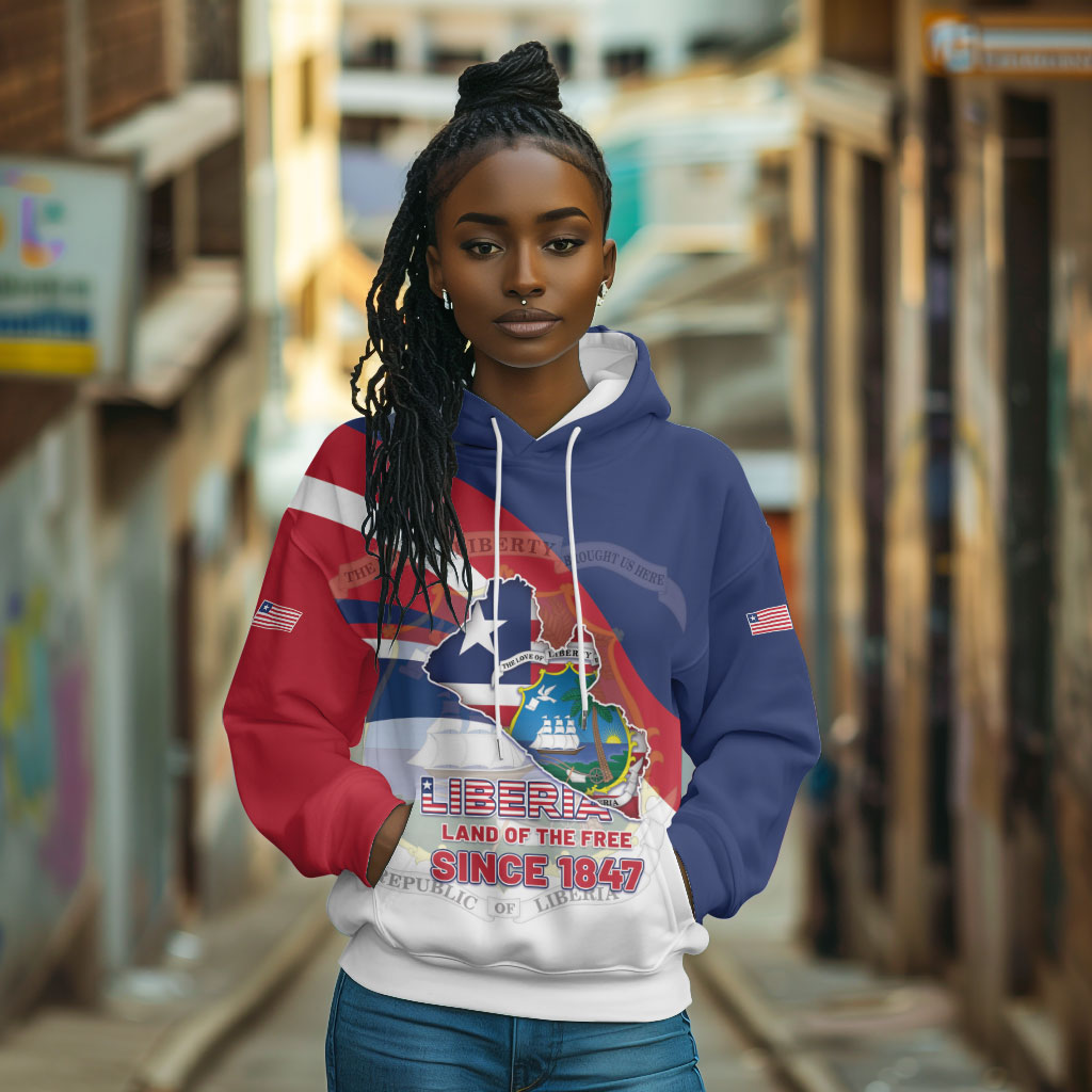 Liberia 1847 Hoodie Happy Independence Day