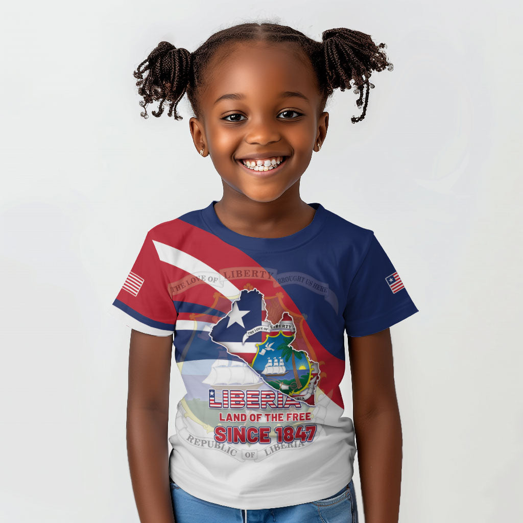 Liberia 1847 Kid T shirt Happy Independence Day