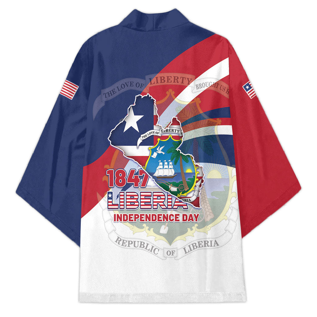 Liberia 1847 Kimono Happy Independence Day