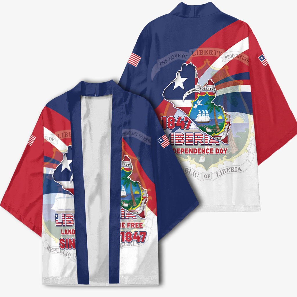 Liberia 1847 Kimono Happy Independence Day
