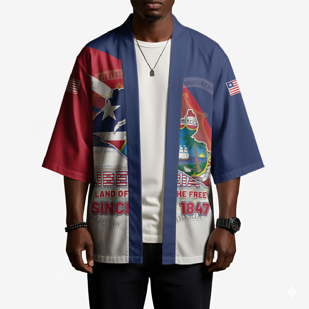 Liberia 1847 Kimono Happy Independence Day