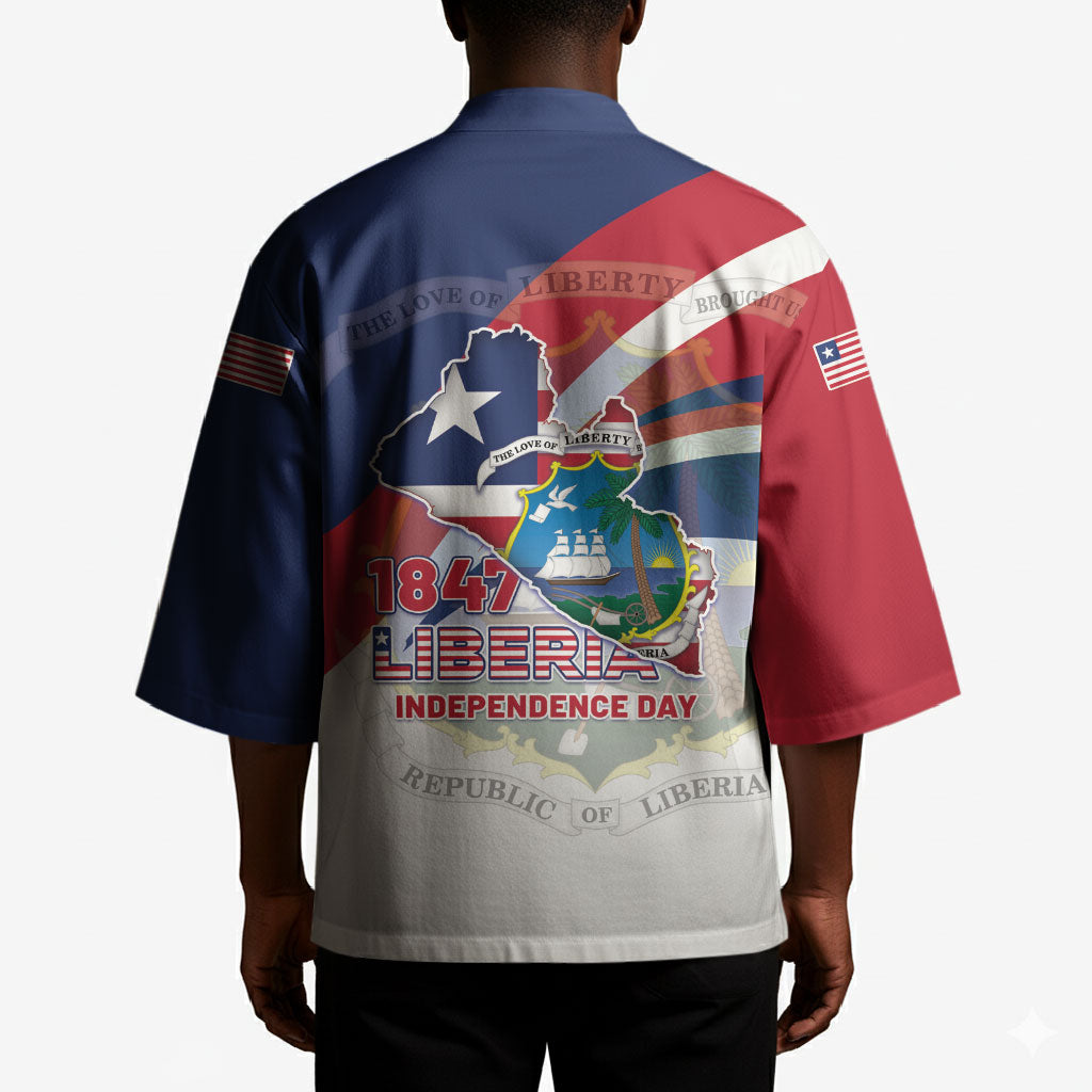 Liberia 1847 Kimono Happy Independence Day