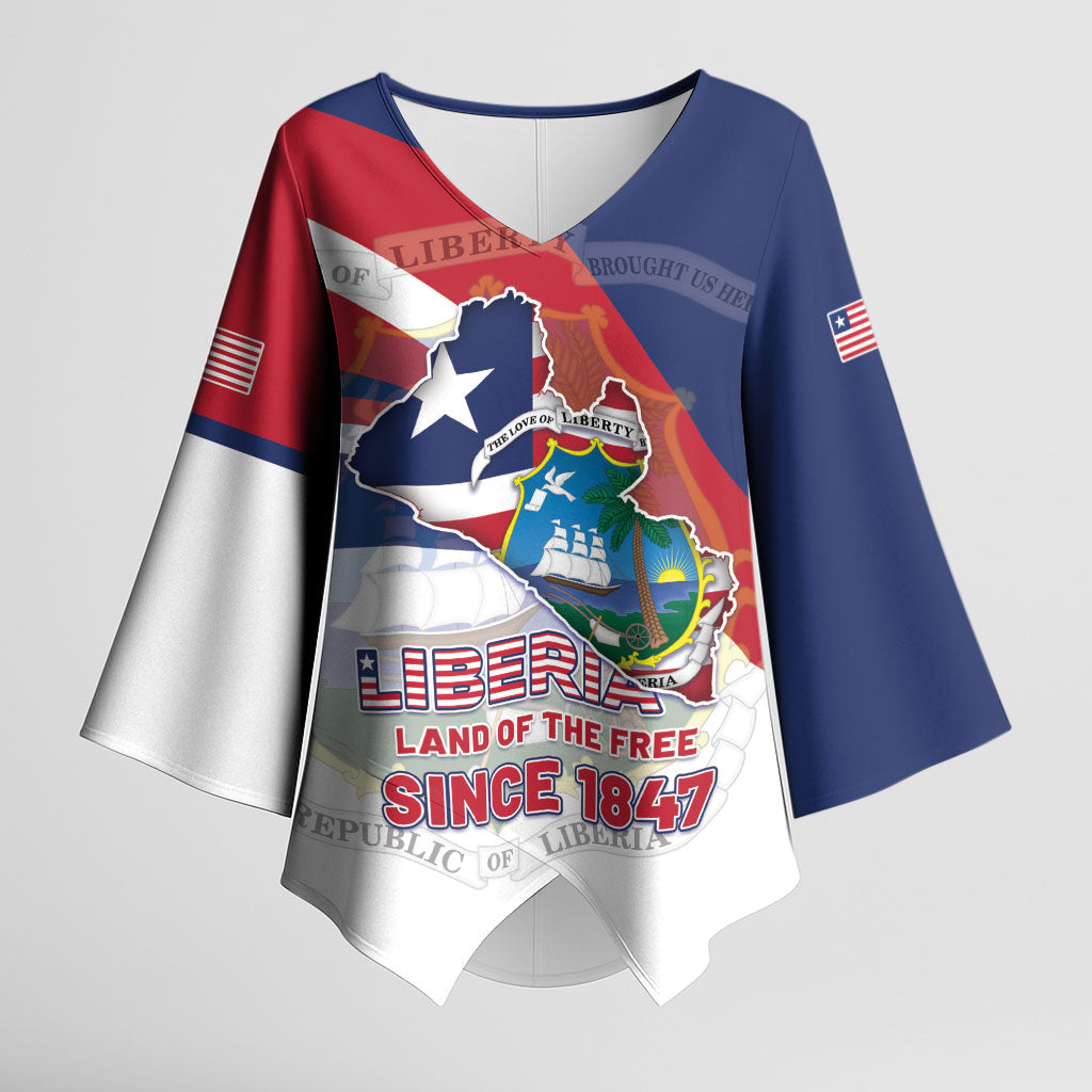 Liberia 1847 Kimono Sleeve Blouse Happy Independence Day