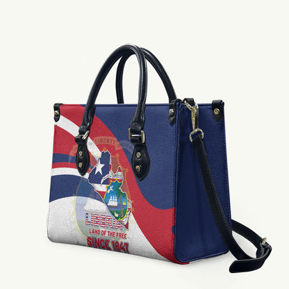 Liberia 1847 Leather Bag Happy Independence Day