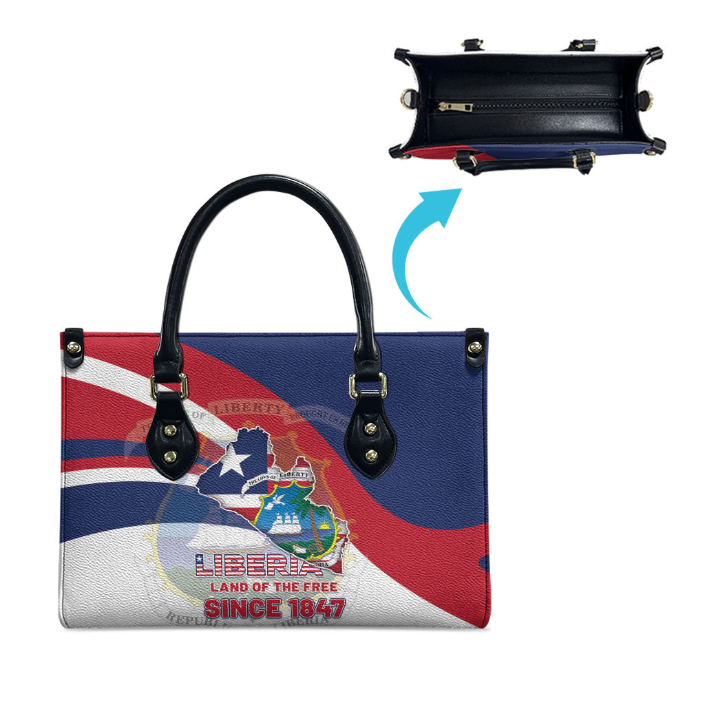 Liberia 1847 Leather Bag Happy Independence Day