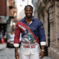 Liberia 1847 Long Sleeve Button Shirt Happy Independence Day