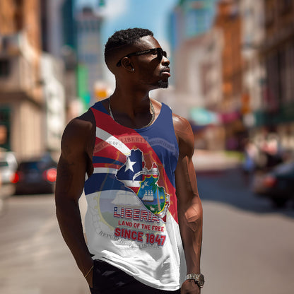 Liberia 1847 Men Tank Top Happy Independence Day