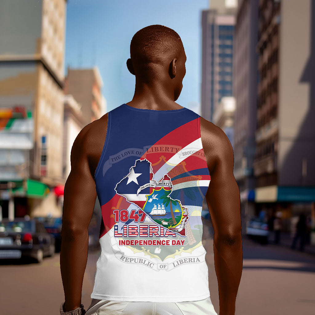 Liberia 1847 Men Tank Top Happy Independence Day