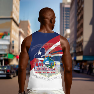 Liberia 1847 Men Tank Top Happy Independence Day