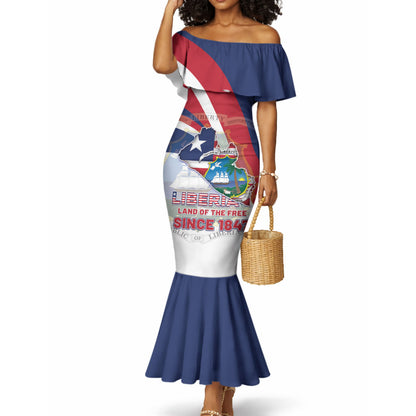Liberia 1847 Mermaid Dress Happy Independence Day