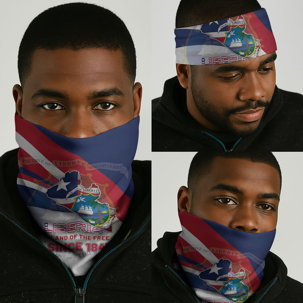 Liberia 1847 Neck Gaiter Happy Independence Day