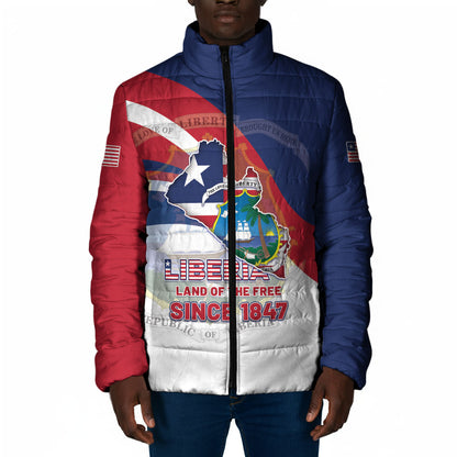 Liberia 1847 Padded Jacket Happy Independence Day