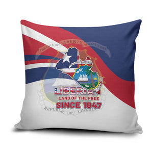 Liberia 1847 Pillow Cover Happy Independence Day