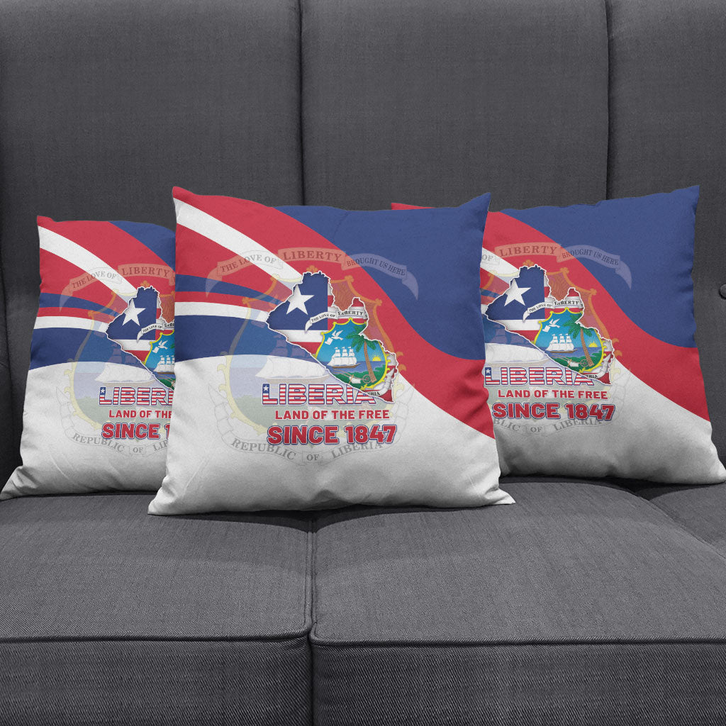 Liberia 1847 Pillow Cover Happy Independence Day