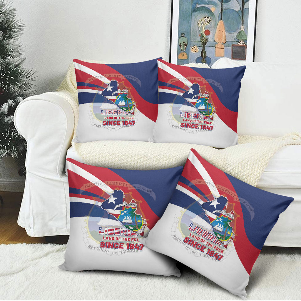 Liberia 1847 Pillow Cover Happy Independence Day